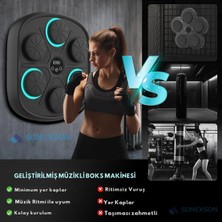 Boks Eğitim Makinesi Müzikli Bluetooth Hoparlör Boks Egzersizi Makinesi