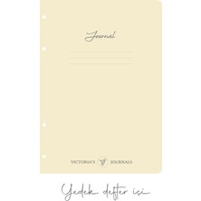 Victoria's Journals Ringo Defter Yedeği A5 96 Sayfa 100 Gram Ivory Kareli