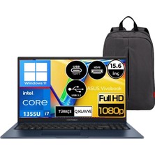 Asus Vivobook 15 X1504VA-NJ426W-P1 I7-1355U 16GB Ram 512GB SSD 15.6" Fhd W11H Dizüstü Bilgisayar