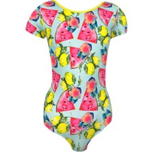 Look Me Meyve Desenli Yarım Kol Kız Çocuk Mayo By Nessi Byrd