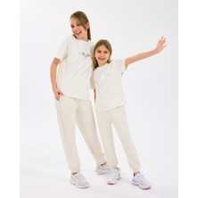 Skechers G Graphıc Tee T-Shirt Büyük Kız Çocuk Offwhite Tshirt Sk2510122-102