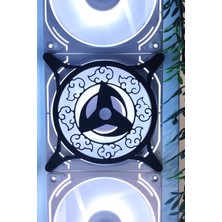 Store Itachi Sharingan Eye 120X120 mm Oyun Pc Aksesuarı, Masaüstü Bilgisayar Fan Kapağı