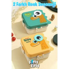 Vagonlife Lunch Box 1120 ml (Sızdırmaz,karışmaz Üç Bölmeli) Sos Kaseli Yeni Nesil Sefer TASI-FFLBOX10082