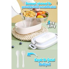 Vagonlife Lunchbox 1140 ml 2 Kat Paslanmaz Çelik Çorba Kaseli Bento Lunch Box Yeni Nesil Sefer Tası -FFLBOX10403