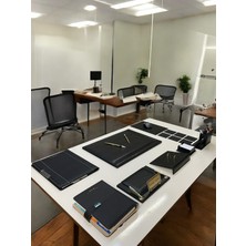 Eren Ofis Özel Lüx Set - Deri Sümen Takımı - Organizer Defter - Sekreterlik Seti-Kişiye Özel Isimli