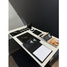 Eren Ofis Özel Lüx Set - Deri Sümen Takımı - Organizer Defter - Sekreterlik Seti