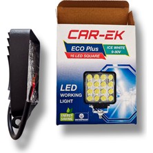 Özgü Otomotiv 16 LED Çalışma Lambası Carek Slim Kasa Yüksek Aydınlatma Seviyesi