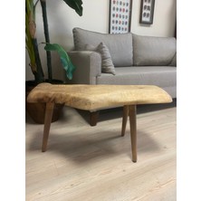 Kastawoods 2180049 Ceviz El Yapımı Kütük Orta Sehpa 81,5 x 34, Yükseklik:47