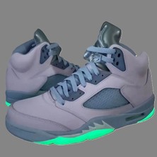 Nike Air Jordan 5 Retro Se Leather Sneaker Hakiki Deri Bilekli Reflektörlü Günlük Spor Ayakkabı Pembe