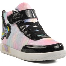 Walkway Siyah Cırtlı Kız Çocuk Sneaker