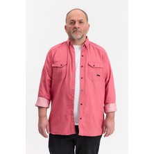 Erkek Slim Fit Dar Kalıp Likralı Kot Gömlek