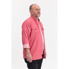 Erkek Slim Fit Dar Kalıp Likralı Kot Gömlek