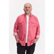 Erkek Slim Fit Dar Kalıp Likralı Kot Gömlek