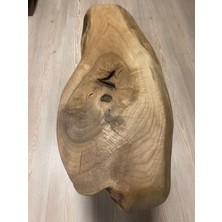 Kastawoods 2180052 Ceviz El Yapımı Kütük Orta Sehpa 80 x 30, Yükseklik:47