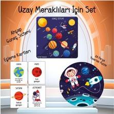 Bella Casa Kids Gezegenleri Öğreniyorum 3lü Set ,uzay Meraklıları Için 3 Lü Set,ahşap 3lü Puzzle Seti