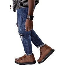 Pabucmarketi Bağcıklı Erkek Sneaker Bot Taba