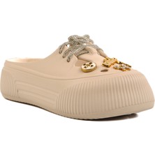 Walkway Ekru Bağcıklı  Terlik