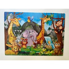 Çocuk Puzzle Büyük Boy 72 Parça 4 Adet