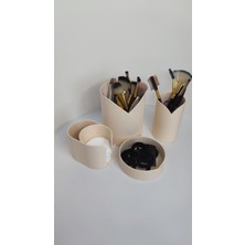 Gizzstore Home 4 Lü Set Makyaj Organizer Düzenleyici Kemik Beyazı