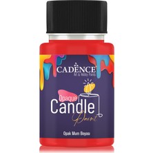 Cadence Cdl-11 Kırmızı Opak Mum Boyası 50ML Sanatsal Kullanım İçin Özel Formül