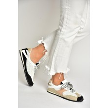 Fox Shoes U973657309 Beyaz/siyah Spor Ayakkabı Sneakers
