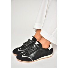 Fox Shoes U820730509 Siyah Kadın Spor Ayakkabı Sneakers
