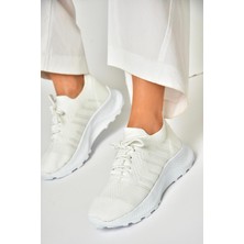 Fox Shoes U239004004 Beyaz Kumaş Spor Ayakkabı Sneakers