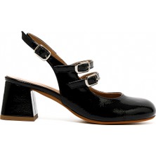 Kadın Sandalet 205558CO Comart 5558 Slıde Naplack Nero