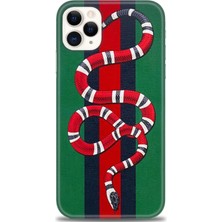 gmotp iPhone 11 Pro Max Kılıf Hd Baskılı - Yılan