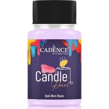 Cadence Opak Mum Boyası Cdl-18 Lila Renkli 50 ml Özel Seri ile Sanatsal Uygulamalar İçin