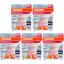 (5 adet) Ledvance 4,5W (50W) 4000K (Gün Işığı) Dim Edilebilir GU10 DUYLU LED Spot Ampul