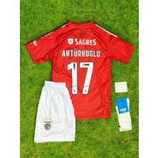 Benfica Kerem Aktürkoğlu Kırmızı 2024/2025 Yeni Sezon Futbol Çocuk Forması 4'lü Set