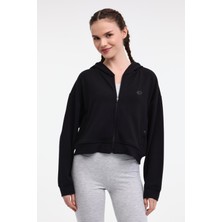 Lotto W-Drena Fz 5fx Siyah Kadın Eşofman Üstü