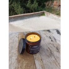 Kokulu Mum -  Doğal Soya Mumu Amber Kavanoz - 500 cc