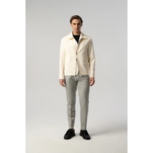 Çift Fermuarlı Eteği Lastikli Mont