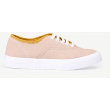 Yargıcı Düz Renk Kumaş Sneaker