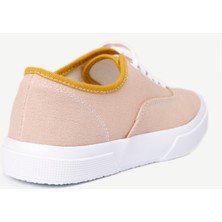 Yargıcı Düz Renk Kumaş Sneaker