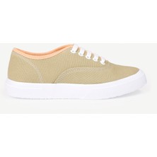 Yargıcı Düz Renk Kumaş Sneaker