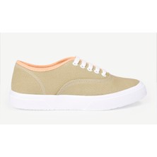 Yargıcı Düz Renk Kumaş Sneaker
