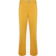Yargıcı Kemer Detaylı Cropeed Fit Non-Denim Pantolon