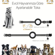 Fulltech Airtag'li Kedi Tasması - Evcil Hayvanlar İçin Özel Tasarım