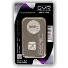 E-Gümüş 100 Gr Külçe Gümüş