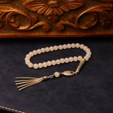 Burhan sağlam Burhan sağlam Gümüş İmame Gümüş Püskül Küre Kesim 8.x8 mm Doğal Termal Kuvars Taşı Tesbih