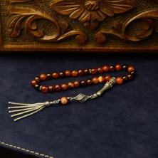 Burhan sağlam Burhan sağlam Gümüş İmame Gümüş Püskül Küre Kesim 8x8 mm Doğal Jasper Taşı Tesbih