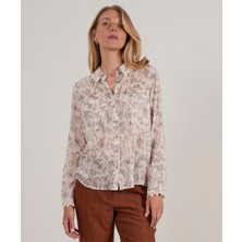 Yargıcı Dantel Detaylı Gömlek