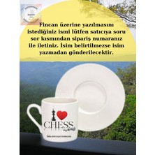 Asay Baskı Satranç Temalı Kişiye Özel Kahve Fincanı