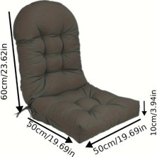 Sandalye Minderi 50 x 110  cm  Antrasit Gri