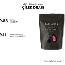 Patiswiss Bitter Çikolata Kaplı Çilek Draje 80g x 3 Adet