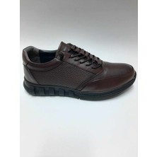 Hsa  Deri Günlük Bağcıksız Hafif Taban Kahverengi Yazlık Erkek Ayakkabı C-80075256