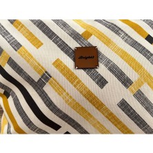 Bright3 Sarı Siyah Çok Renkli  Clutch , Portföy, El Yapımı, Astarlı,fermuarlı, Püskül Aksesuarlı Çanta